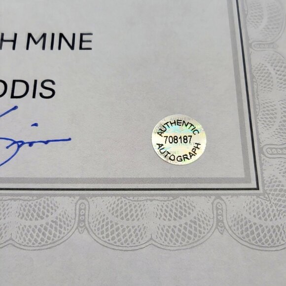 Johnny Depp Signed Autograph Pirates of the Carribean 11X14 Framed & Matted COA - Picture 3 of 5